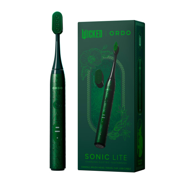 Ordo Sonic Lite Wicked Edition Electric Toothbrush, Wicked Elphaba Green