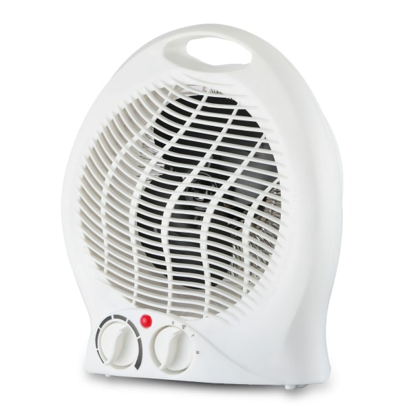 Alva White Electric Fan Heater, 2000W