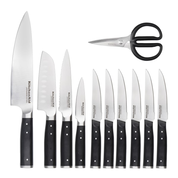 KitchenAid Gourmet Forged Knife Block Set, 11-Piece