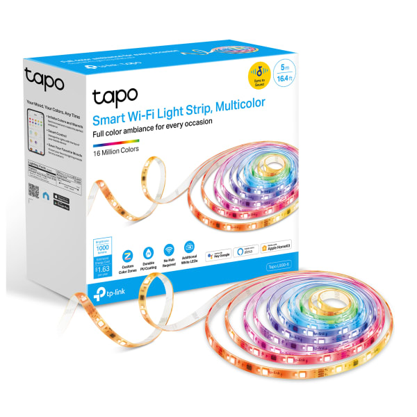TP Link Tapo L930-5 Smart RGBIC Waterproof Light Strip, 5m
