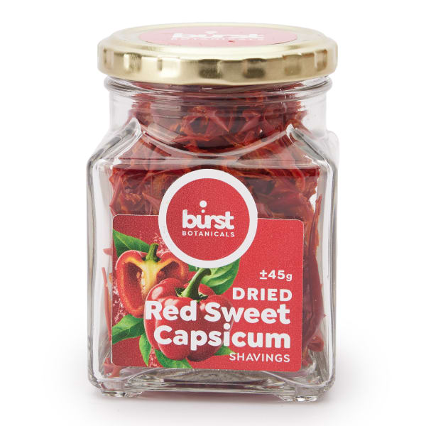 Burst Botanicals Dried Red Capsicum Shavings