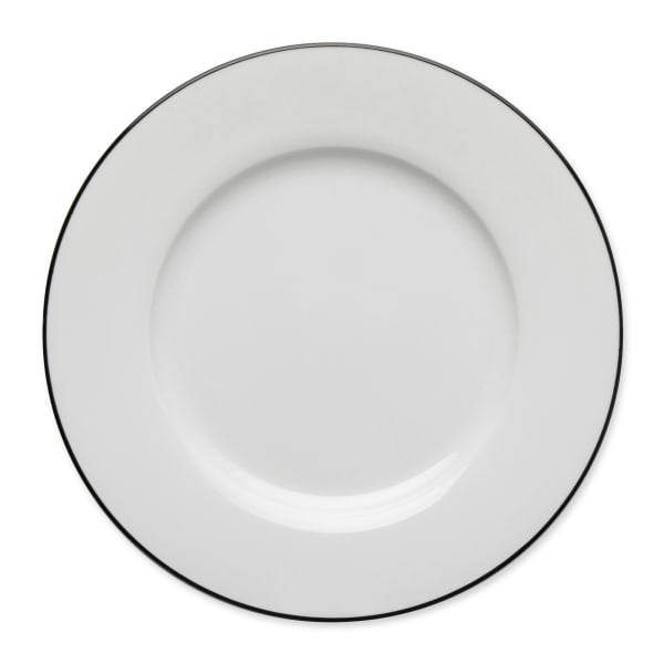 Jenna Clifford Premium Porcelain Side Plates with Black Line, Set of 4