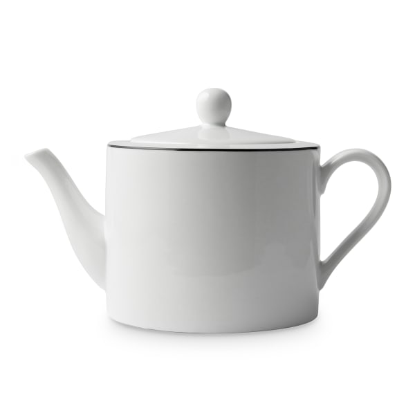 Jenna Clifford Premium Porcelain Teapot with Black Line, 1.1L