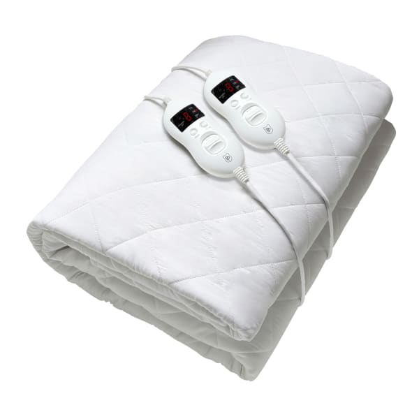 Pure Pleasure Cotton Quilt Fitted Electric Blanket with Skirt, 2026 edition, Double