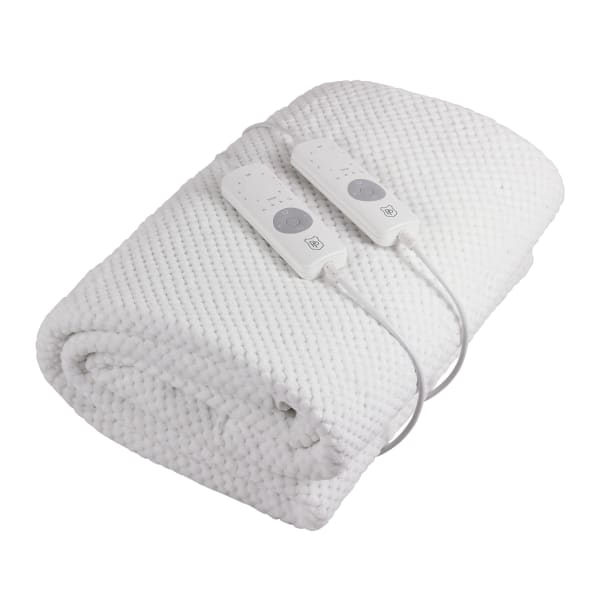 Pure Pleasure Coral Fleece Fitted Electric Blanket with Skirt, 2026 edition, Single