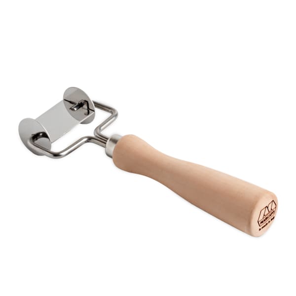 Marcato Classic Tagliapasta Squared Smooth Pasta Wheel Cutter, 4cm