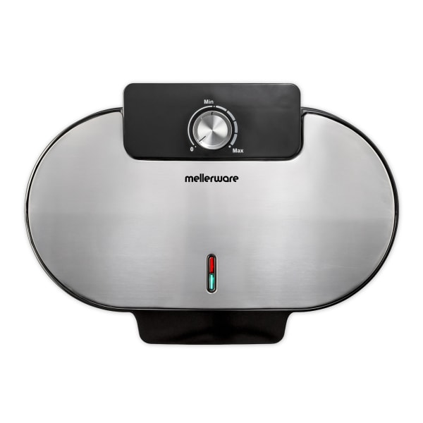 Mellerware  Dual Non-Stick Waffle Maker, 1400W