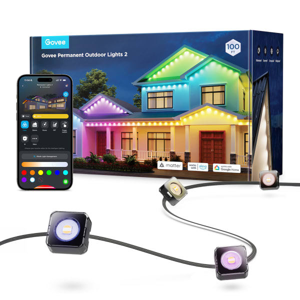 Govee Permanent Outdoor Smart Lights 2, 30m