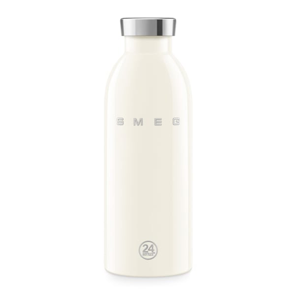 Smeg Insulated Water Bottle, 500ml, Vintage Cream