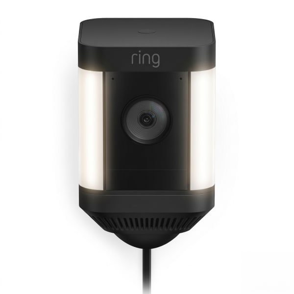 Ring 1080p Spotlight Plug In Security Camera Plus, Black