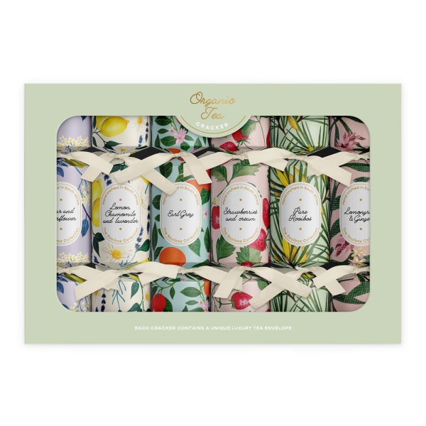 Holly & Ivy Gourmet Premium Tea Crackers, Box of 6