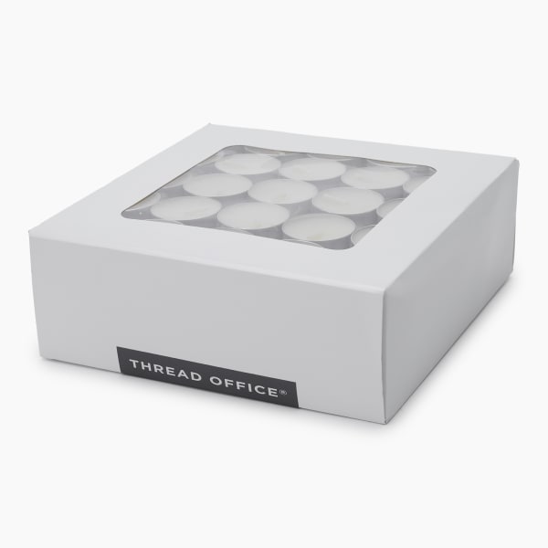 Thread Office Soy Wax Tealight Candles, Pack of 50