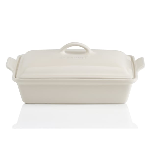 Le Creuset Heritage Stoneware Rectangular Baking Dish with Lid 33cm