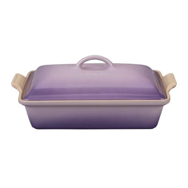 Le Creuset Heritage Stoneware Rectangular Baking Dish with Lid 33cm Yuppiechef