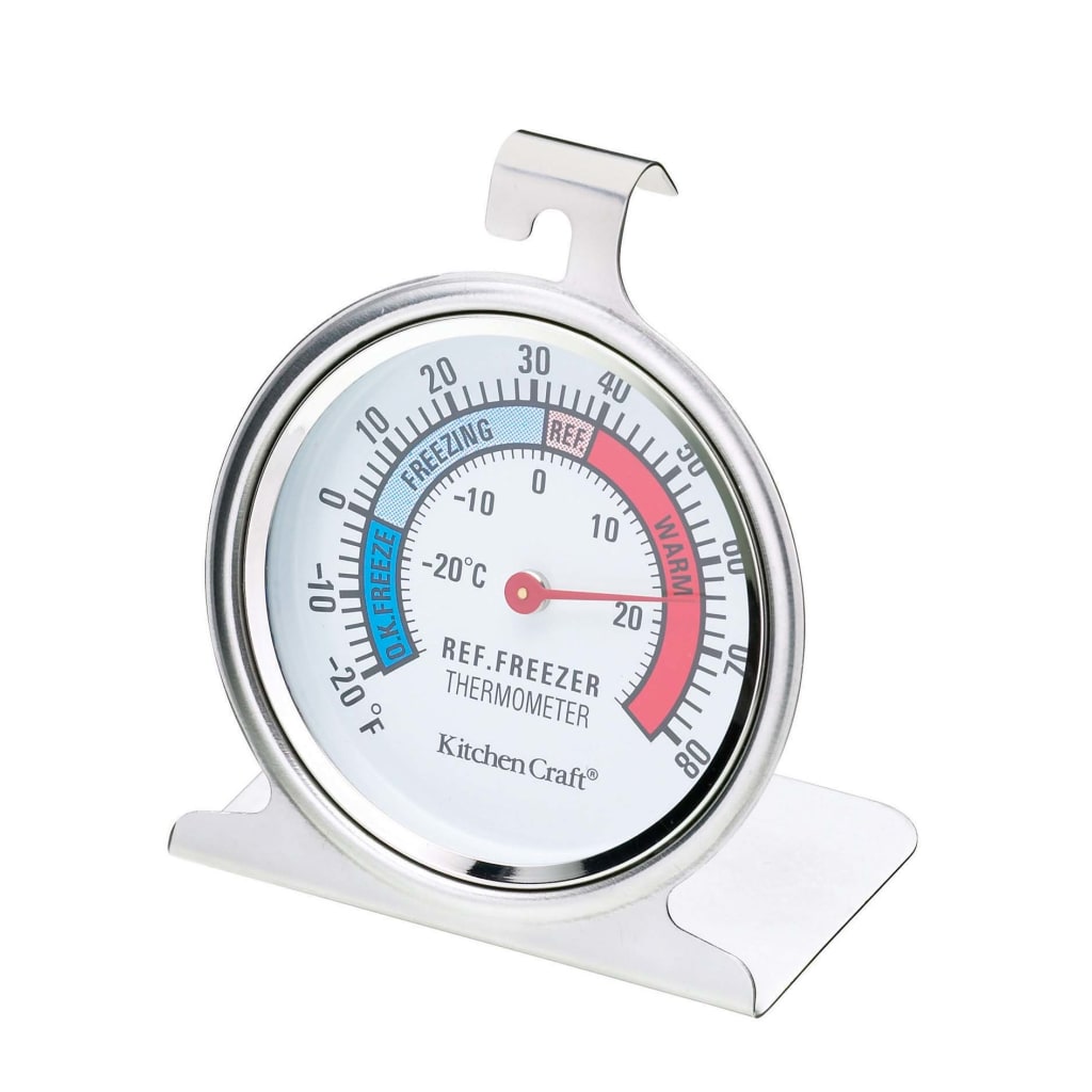 Kitchencraft Stainless Steel Fridgefreezer Thermometer Yuppiechef