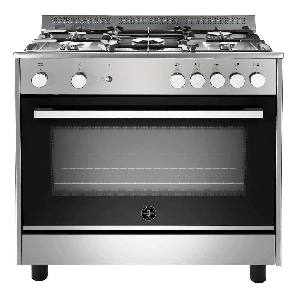 La Germania Parma Stainless Steel Gas Hob And Electric Oven 90cm Yuppiechef