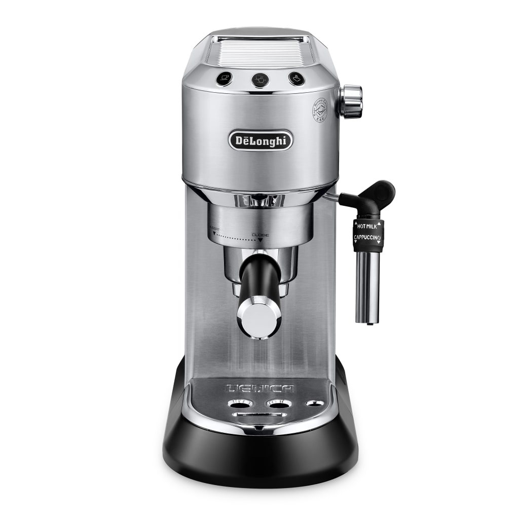 Delonghi Dedica Pump Manual Espresso Coffee Machine Ec685 Yuppiechef
