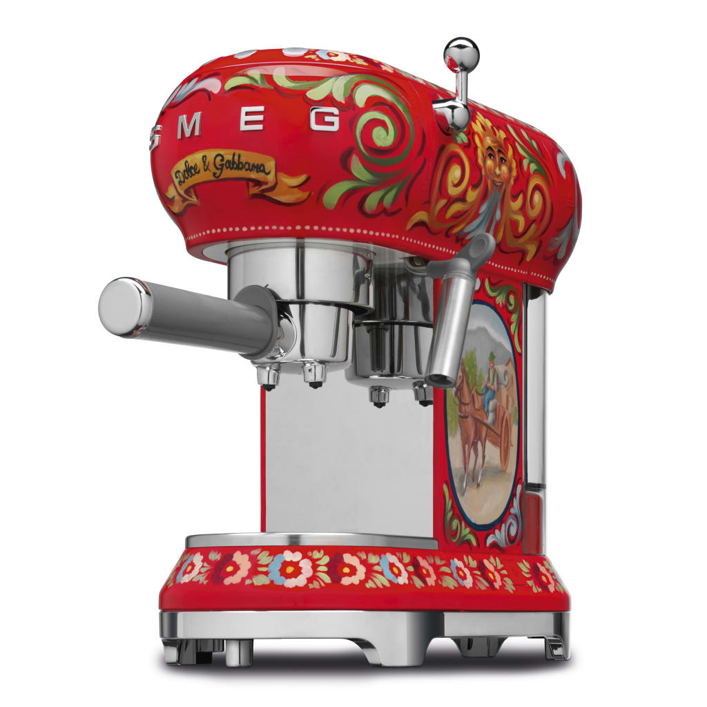 smeg dolce gabbana coffee machine