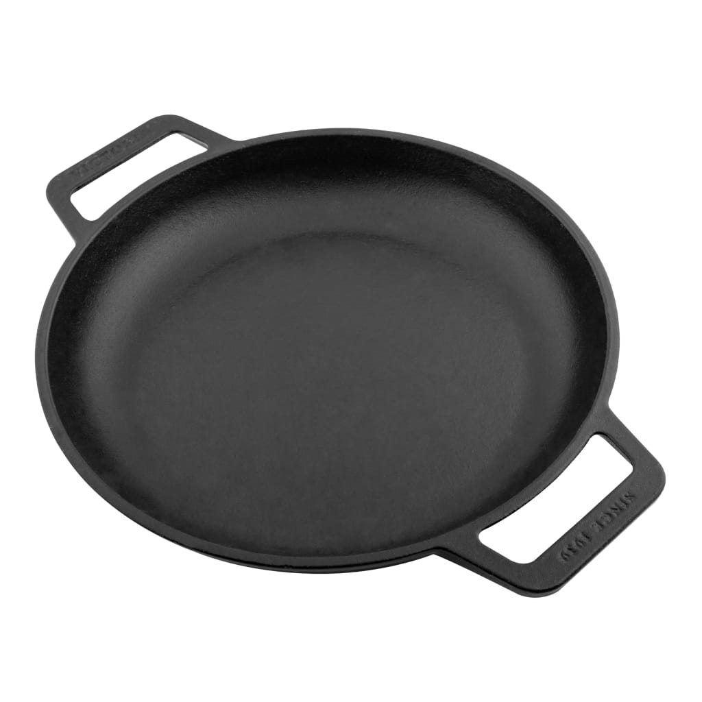 Victoria Enamelled Cast Iron Skillet With Helper Handles 26cm Yuppiechef