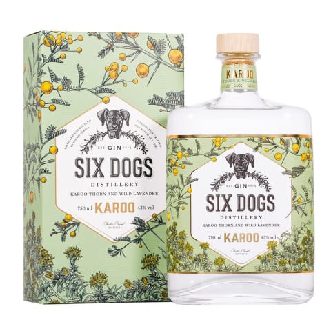 Six Dogs Distillery Karoo Gin 750ml