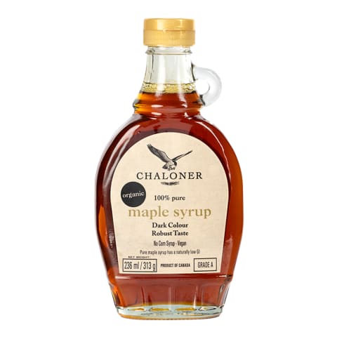 Grade A Organic Dark & Delicious Maple Syrup 236ml