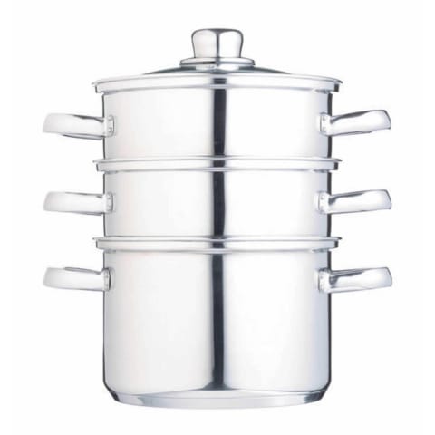 KitchenCraft Stainless Steel Three Tier Steamer