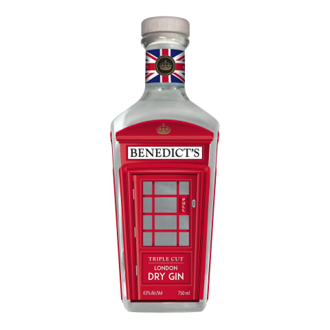 Benedicts London Dry Gin - 750ml
