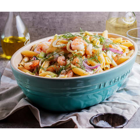 Le Creuset Stoneware Oval Pasta Salad Serving Bowl 3.2L White
