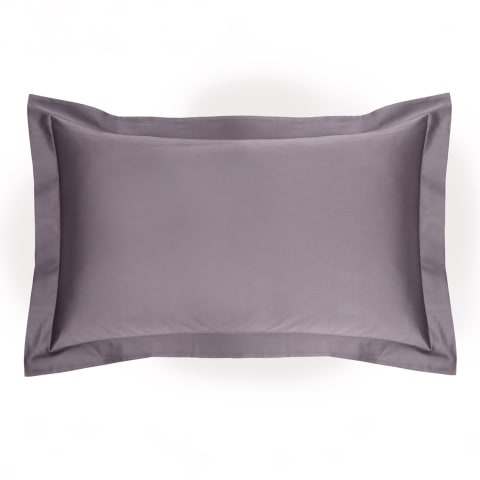 Linen Drawer Graphite 400 Thread Count Egyptian Cotton Satin Stitch Pillowcases Set of 2 Standard