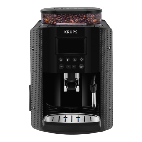 Krups Essential espresso coffee maker EA815070 superautomatic coffee  machine, compact design, grinder, 15 bars, LCD screen, expresso