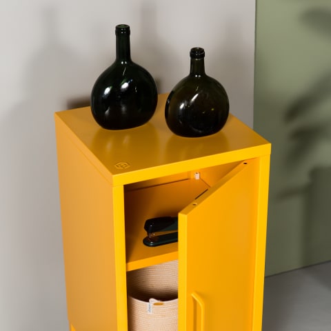 Popstrukt Sugar Cube Side Table Honey
