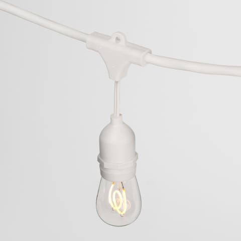 Hoi P'loy Vintage White String Lights 8 Sockets