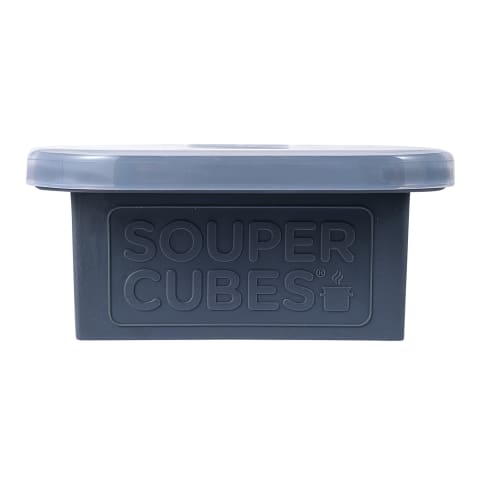 Souper Cubes 2-Cup Silicone Freezer Tray - Freeze Soup, Stew, Sauce, or  Meals in Perfect 2 cup Portions, Aqua, Pack of 2 with lids, oven safe 