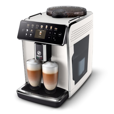 Saeco GranAroma Fully Automatic Espresso Machine White Yuppiechef