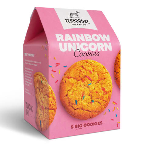 Terbodore Rainbow Unicorn Cookies - 220g