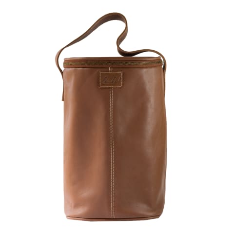Luuks Jan Leather 4 Bottle Wine Cooler Bag Yuppiechef