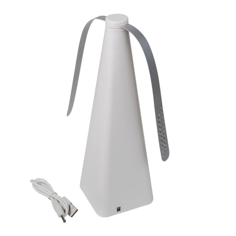 Dual Charge Fly Repellent Fan - White