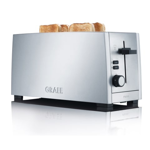 Graef 4-Slice Toaster - 1380W Stainless Steel