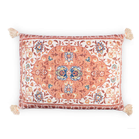 Thread Office Clay Persian Printed Scatter Cushion with Feather Blend Inner 50cm x 70cm Yuppiechef