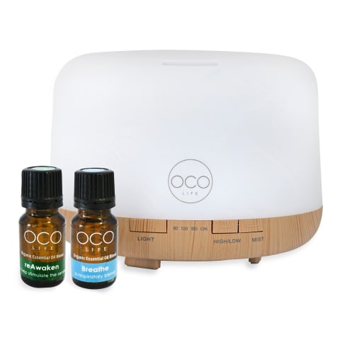 Cool Mist Ultrasonic Aroma Diffuser Oil Blend Set