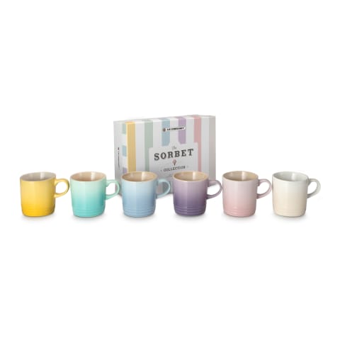 le creuset sorbet collection mugs set of 6 - Yuppiechef