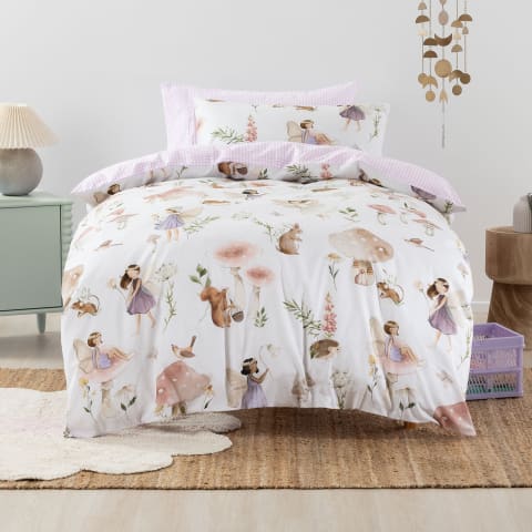Linen House Fairy Grove Duvet Cover Set - Double