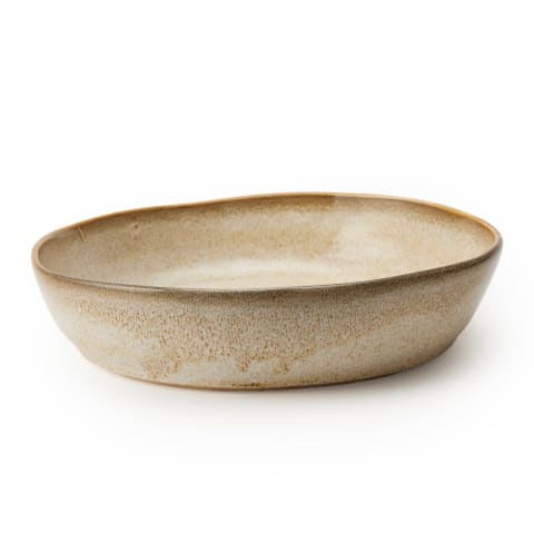 Glazed Stoneware Serving Bowl - 23cm Ostrich