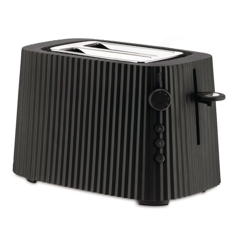 Alessi Plissé 2-Slice Toaster - Black