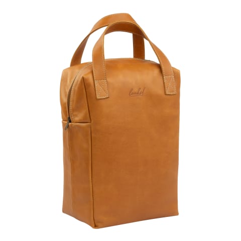 Luuks Logan Square Leather 4-Bottle Wine Cooler