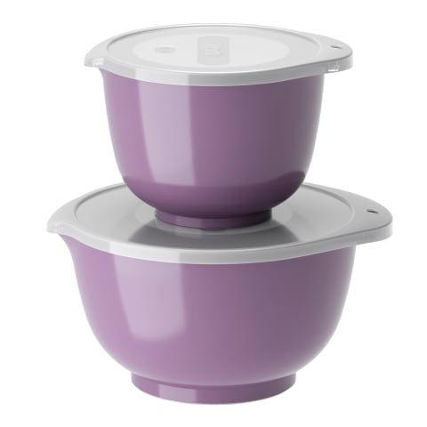 Margrethe Mixing Bowls with Lids Set of 2 Lavender