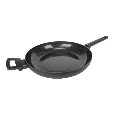 C & T Full Black Ceramic Non-Stick Pan - 32cm