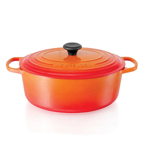 Le Creuset Signature 4.7L Oval C Iron Cass Flame