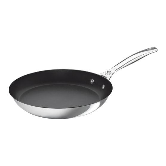Le Creuset Professional 3 Ply Stainless Steel Non Stick Frying Pan Yuppiechef