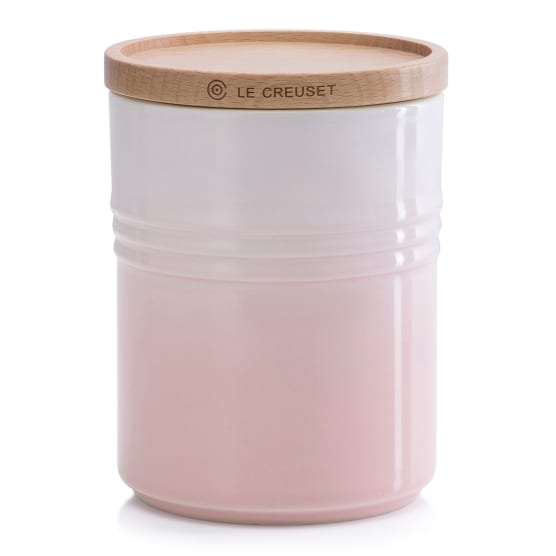 Le Creuset Medium Stoneware Storage Jar With Wooden Lid Yuppiechef Shop with afterpay on eligible items. le creuset medium stoneware storage jar with wooden lid nectar